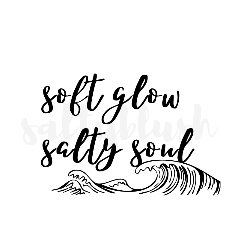 Kosmetiktasche - soft glow salty soul