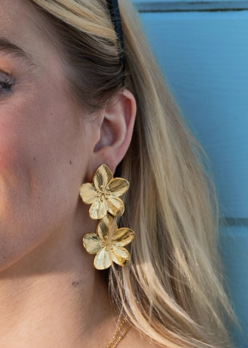 Ohrringe - golden blossom