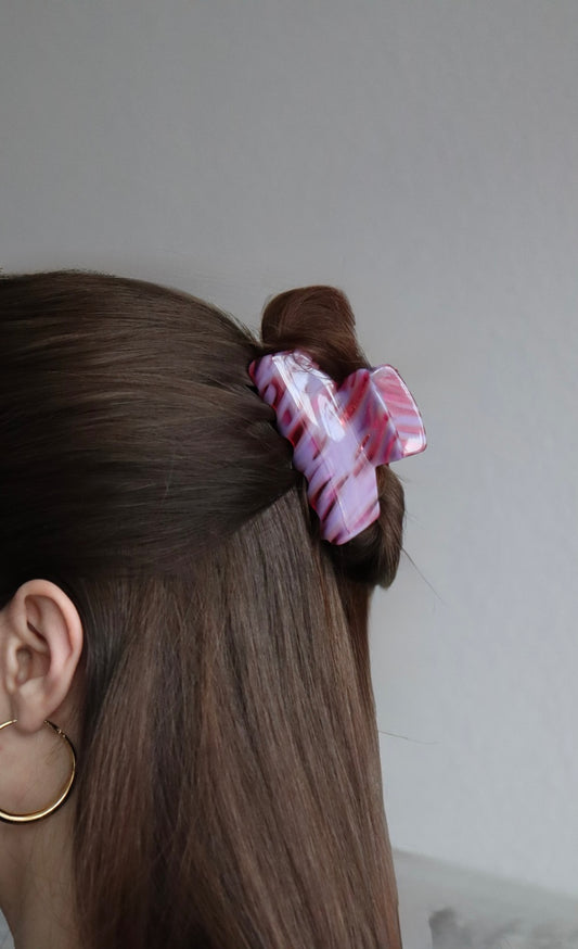 Haarklammer - berry wave