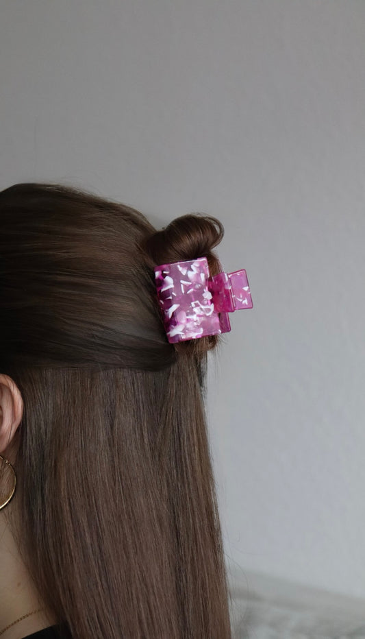 Haarklammer - hot pink crush