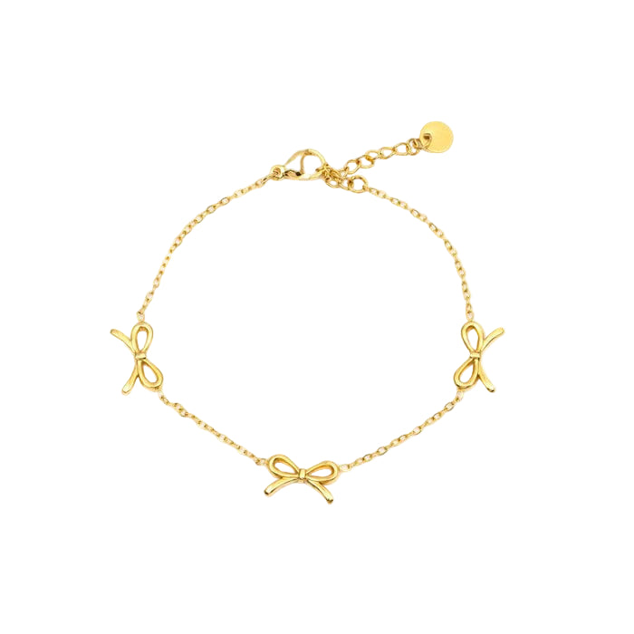 Armband - Golden bow