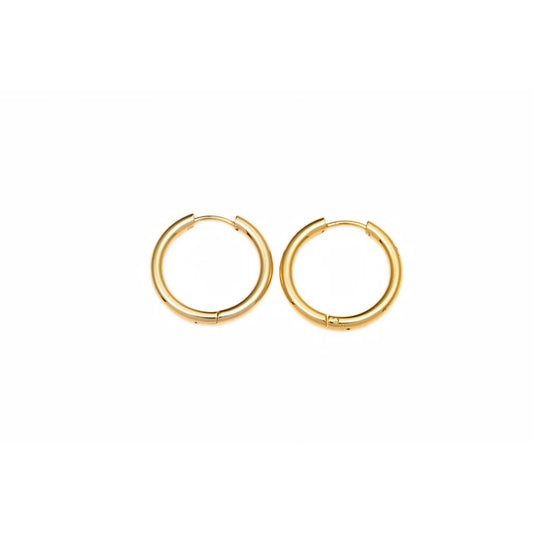 Ohrringe - golden hoop