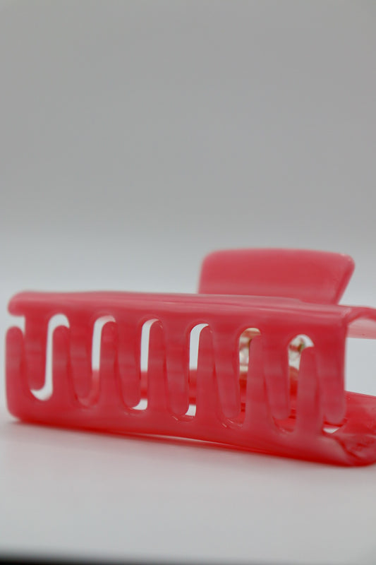 Haarklammer - coral pop