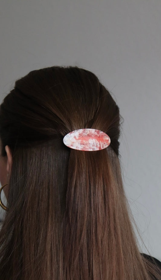 Haarspange - blush marble