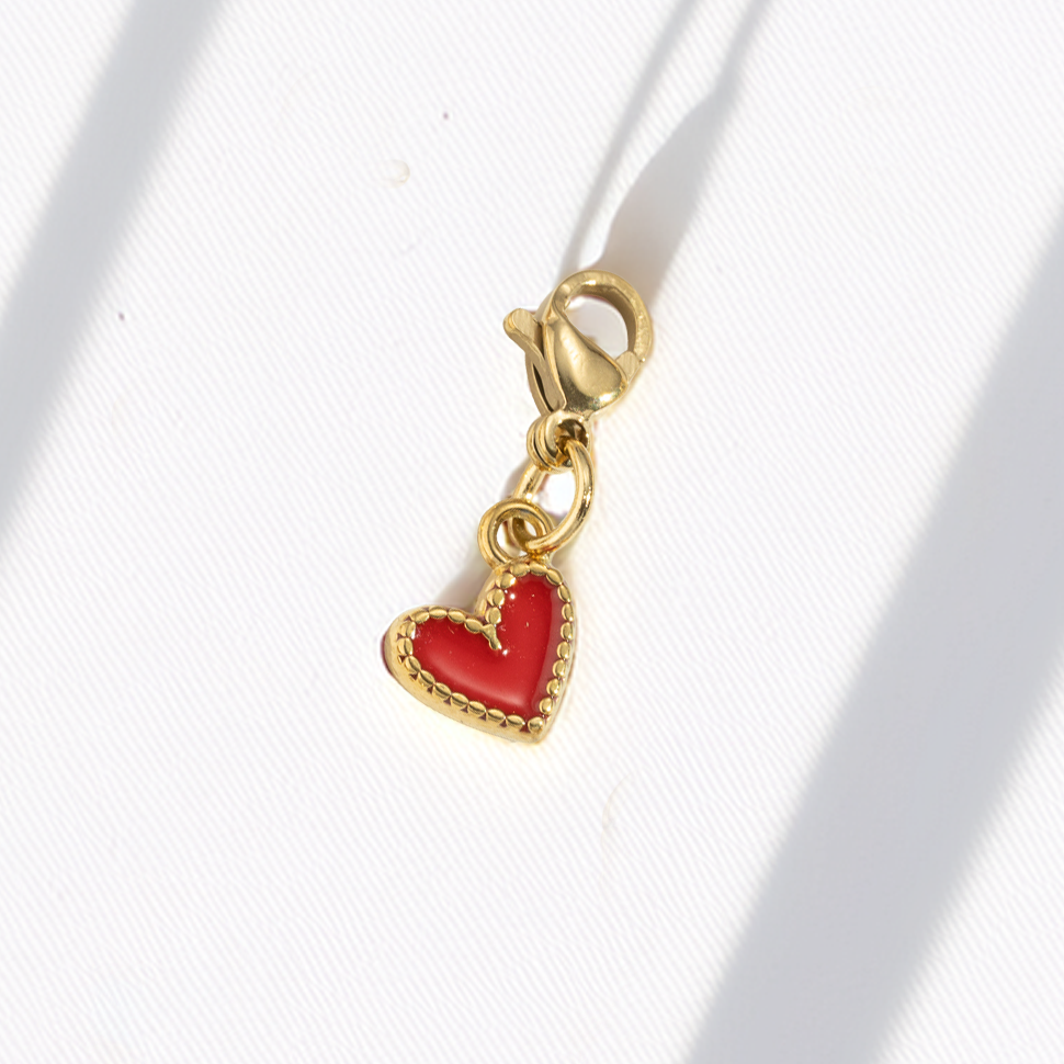 Charm - Herz rot