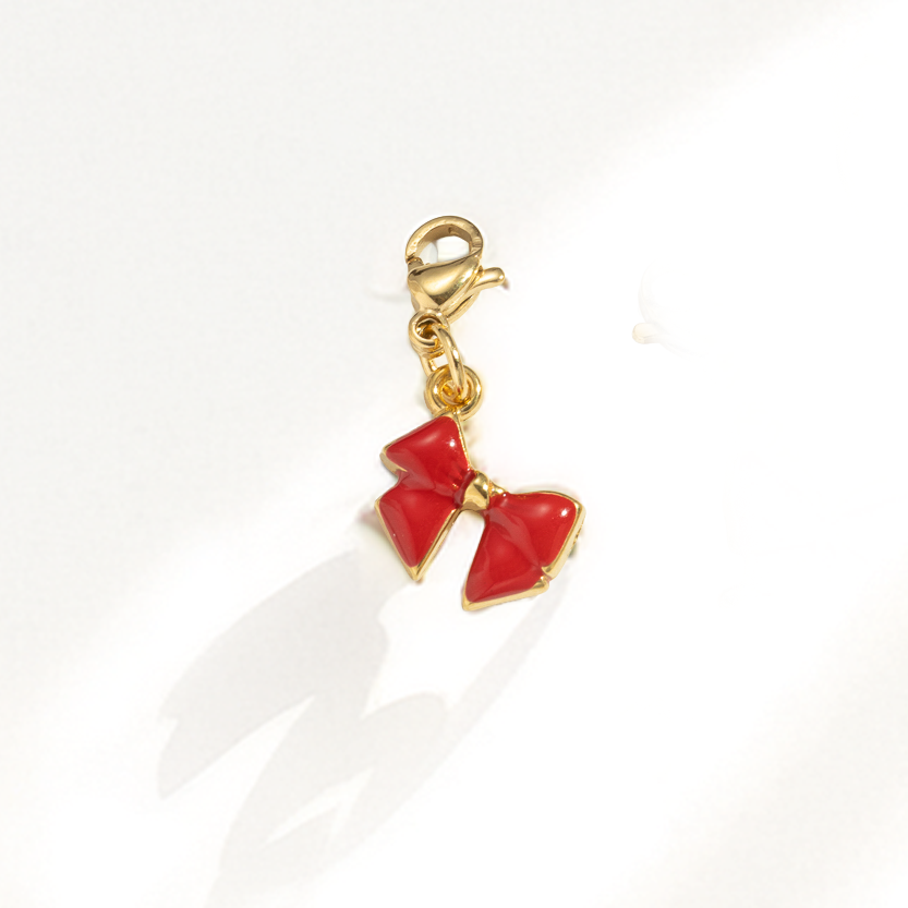Charm - Schleife rot