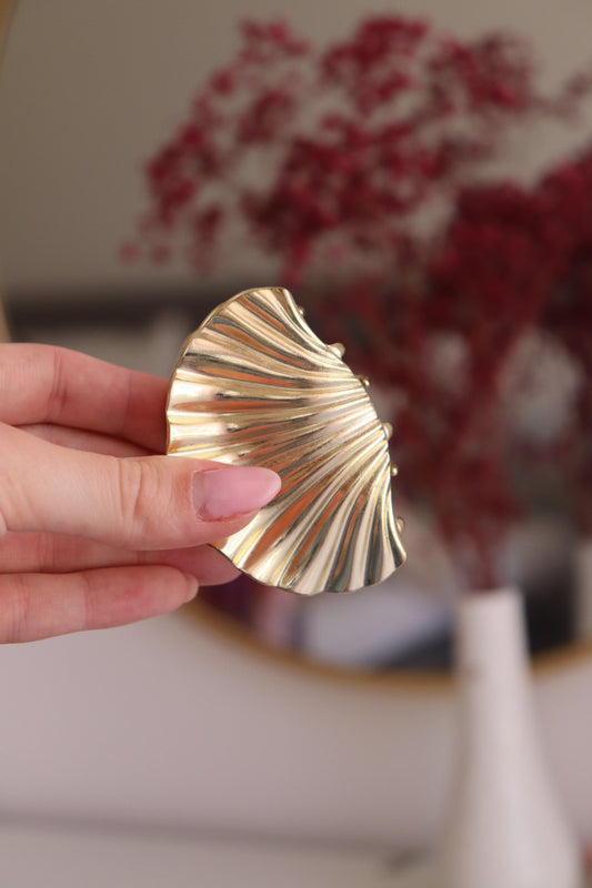 Haarklammer - Shell Glow small