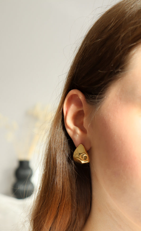 Ohrringe - golden drop