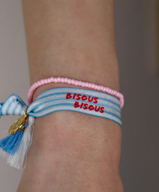 Elastische Armbänder - bisous bisous