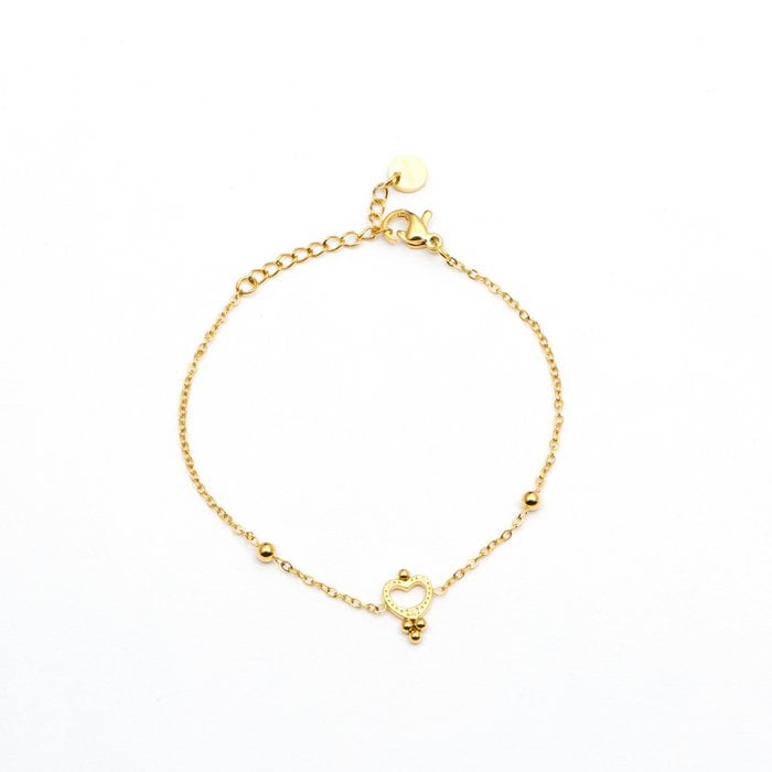 Armband - Golden Heart