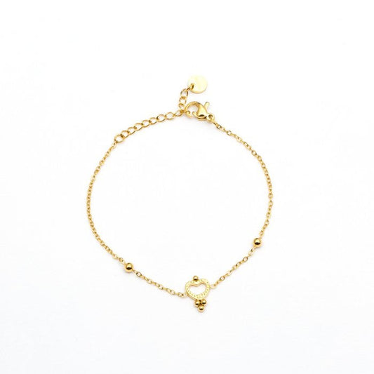 Armband - Golden Heart