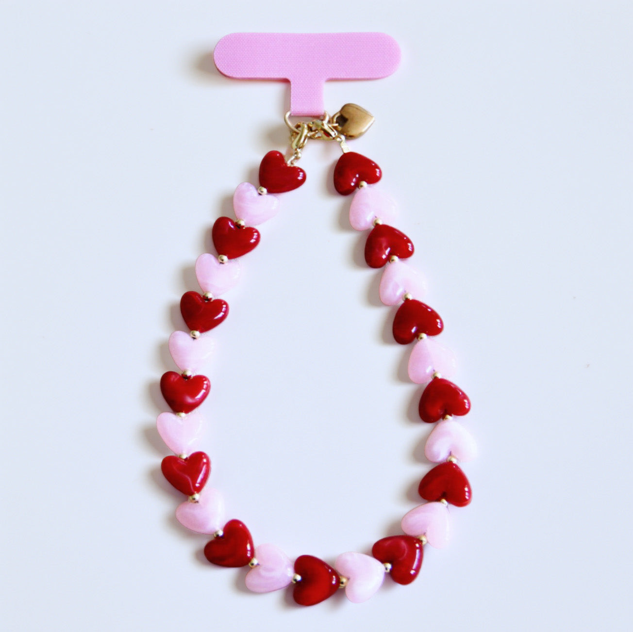 Phone Charm - pink heart