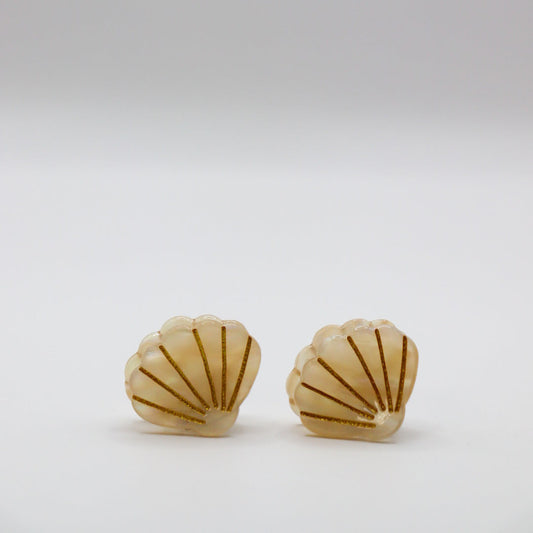 Haarklammern - golden shell