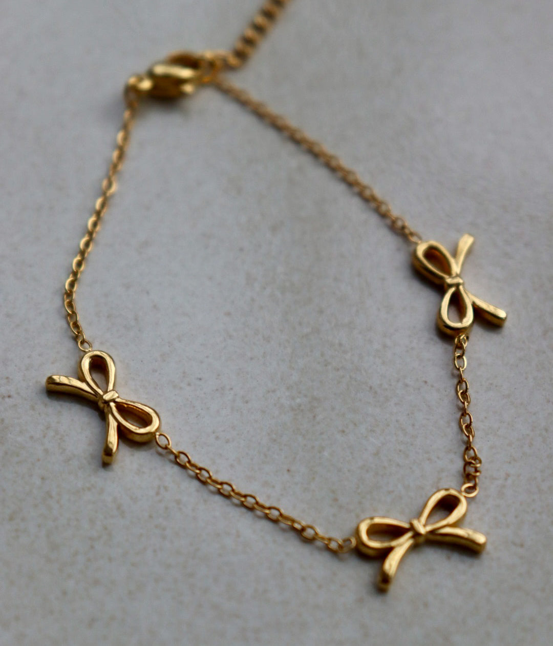 Armband - Golden bow