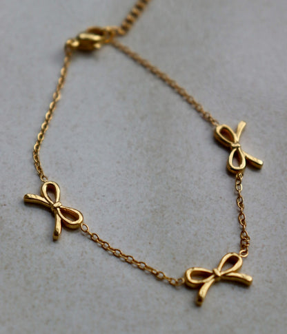 Armband - Golden bow