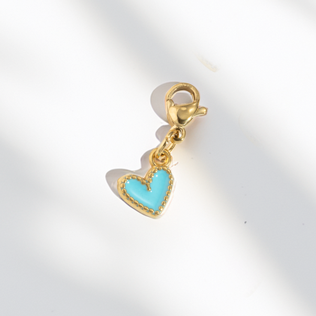 Charm - Herz blau