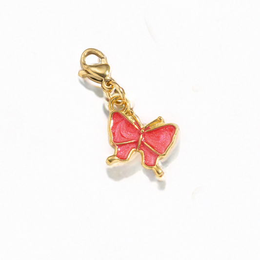 Charm - Schmetterling rot