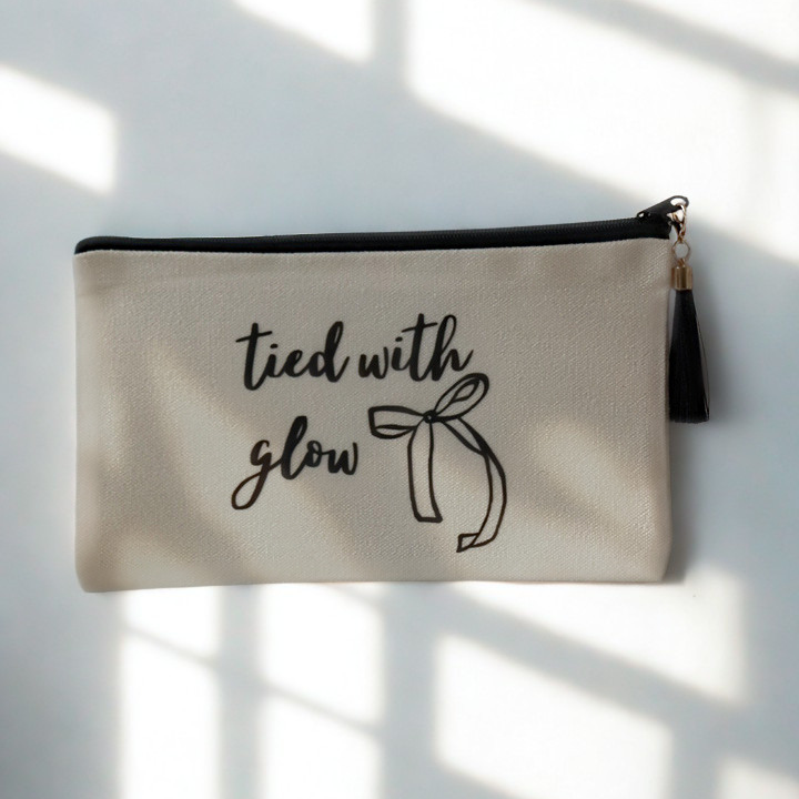 Kosmetiktasche - tied with glow