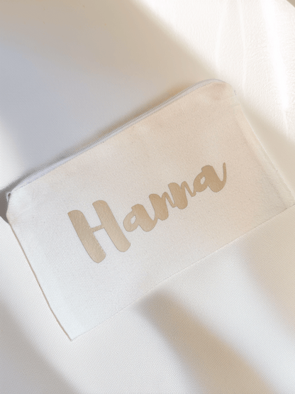 kleine Kosmetiktasche - personalisierbar