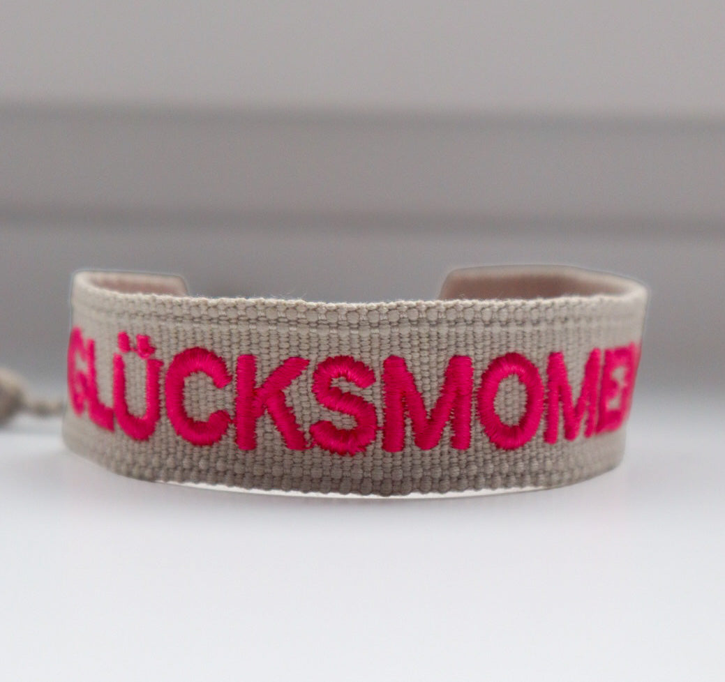 Statement Armband - Glücksmomente
