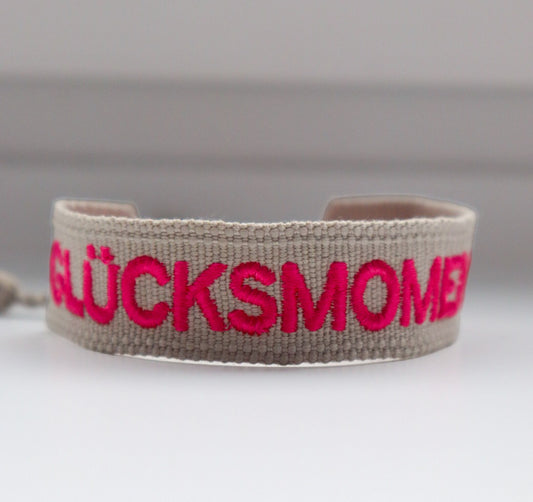 Statement Armband - Glücksmomente