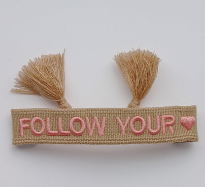 Statement Armband - Follow your heart