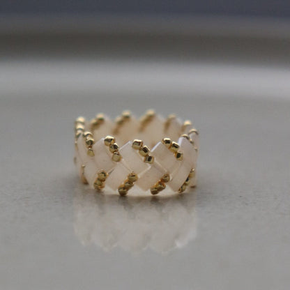 Ring - blush wave gold