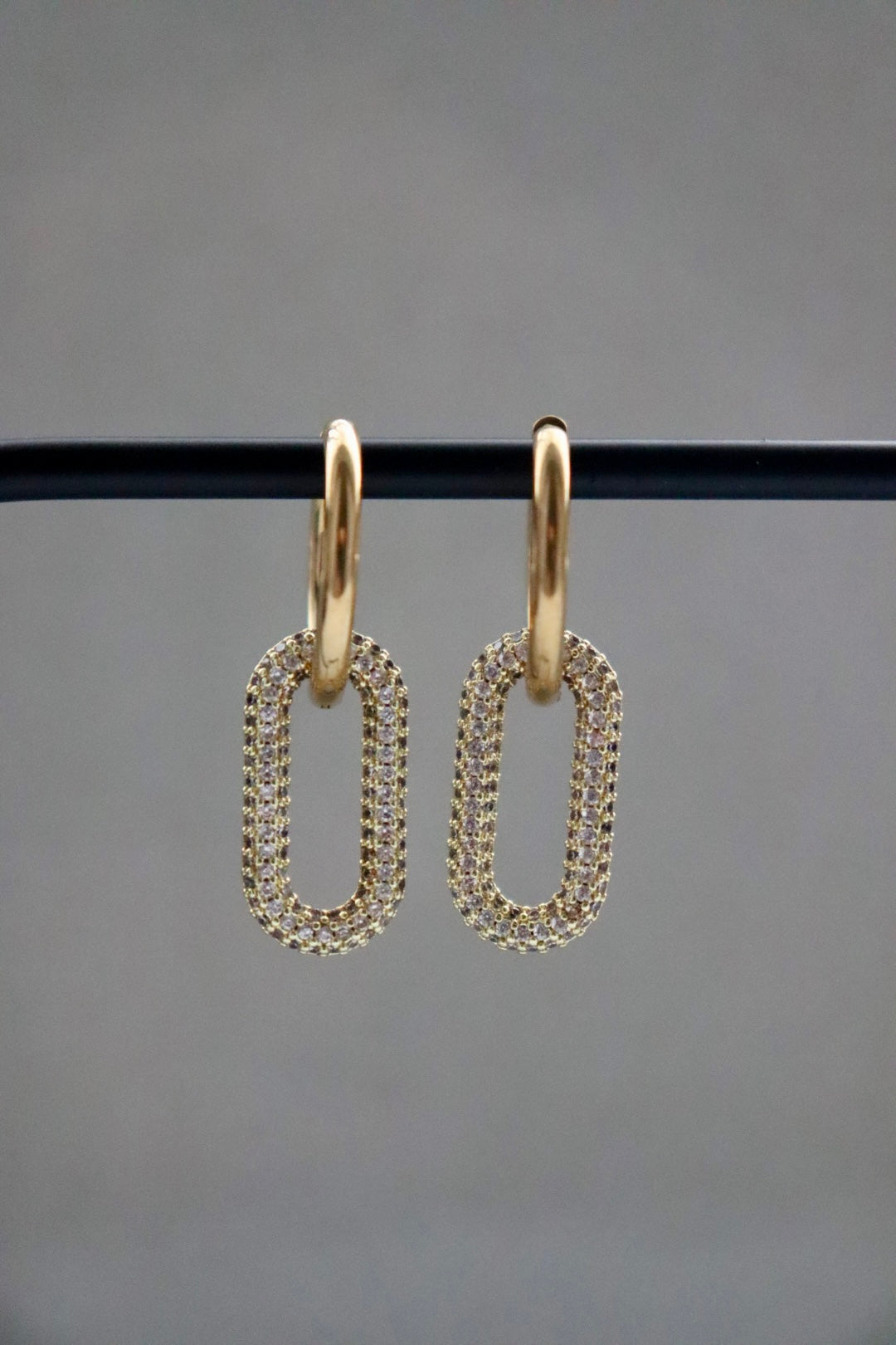 Ohrringe - sparkle hoops