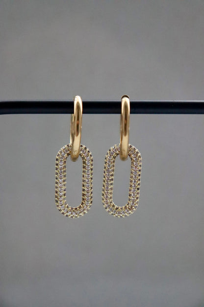Ohrringe - sparkle hoops
