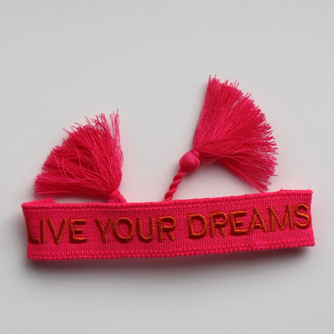 Statement Armband - Live your dreams