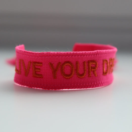Statement Armband - Live your dreams