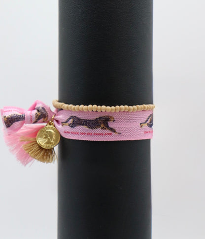 Elastische Armbänder - Leopard