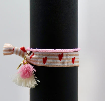 Elastische Armbänder - sweet hearts