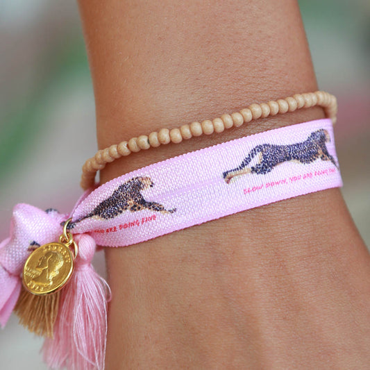 Elastische Armbänder - Leopard