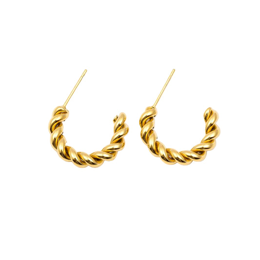 Ohrringe - Golden Twist